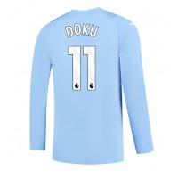 Manchester City Jeremy Doku #11 Domaci Dres 2023-24 Dugi Rukav
